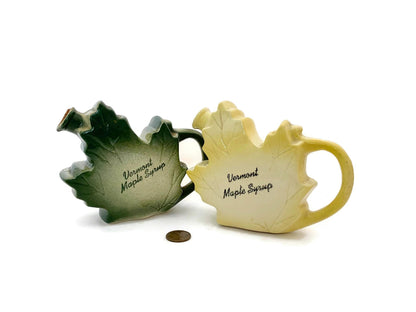 Vintage Vermont Maple Syrup Ceramic Pitchers