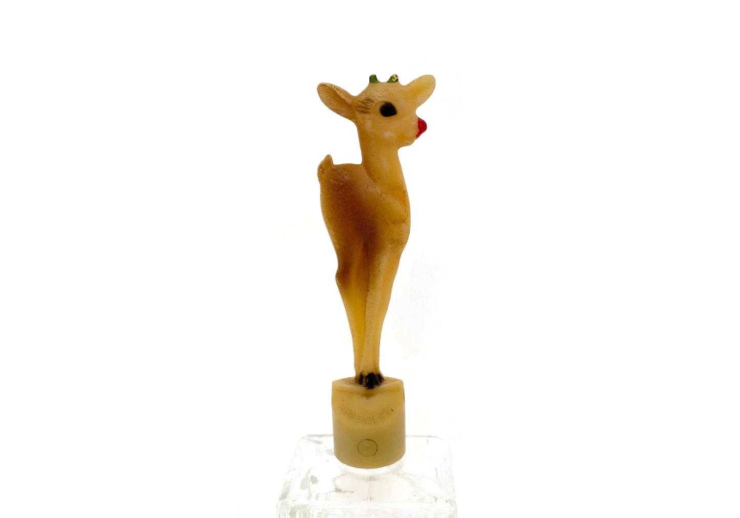 Vintage Rudolph Reindeer Toilet Water Bottle
