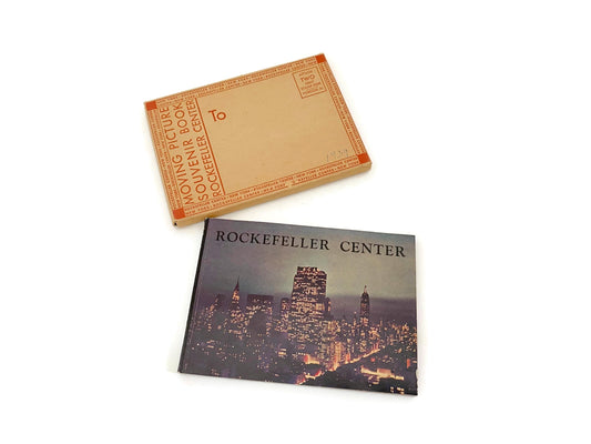 Vintage 1939 Rockefeller Center Moving Picture Book at Duckwells