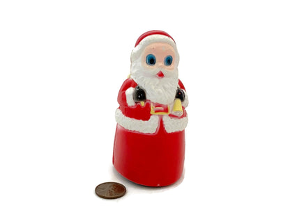 Vintage Santa Claus, Rolling St. Nick Plastic Toy