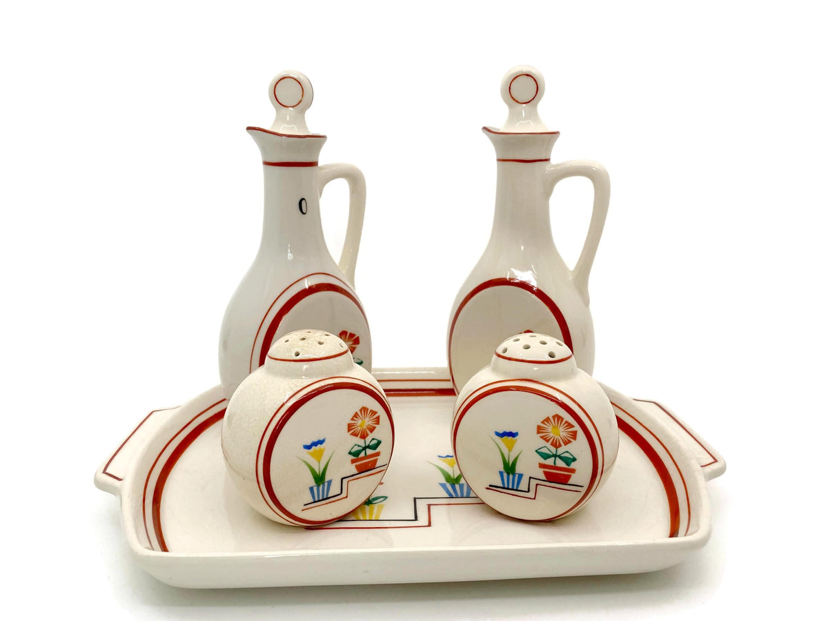 Vintage Art Deco Ceramic Kitchen Set at Duckwells