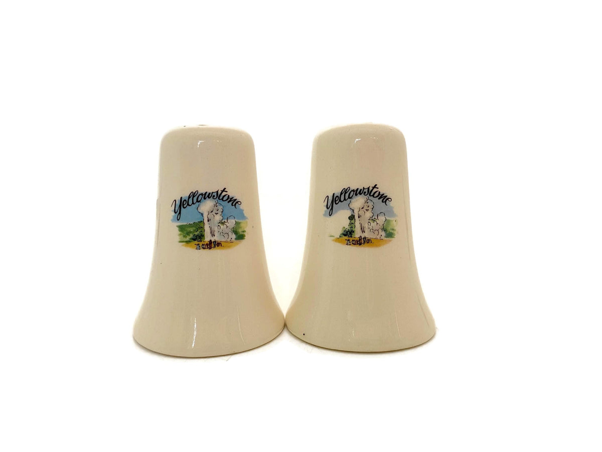 Vintage Yellowstone National Park Salt & Pepper Shakers