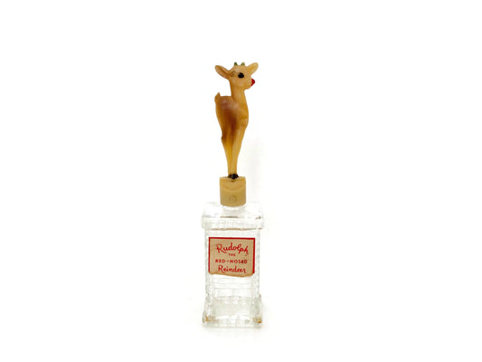 Vintage Rudolph Reindeer Toilet Water Bottle