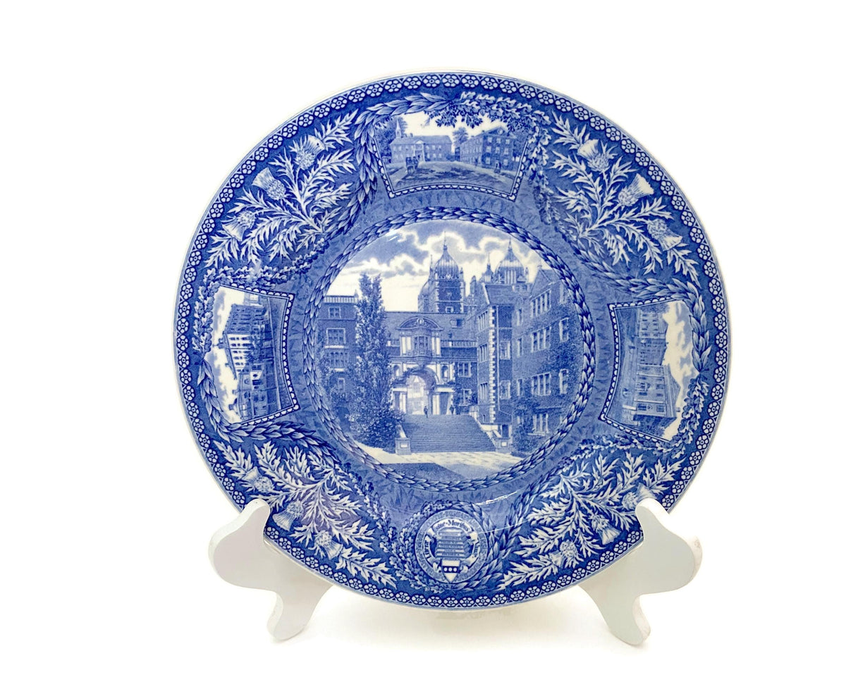 Vintage University of Pennsylvania Plate by Wedgwood, 1929 Dormitory Archway