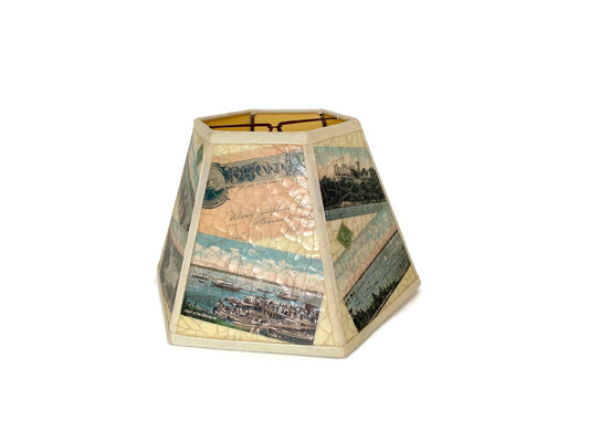 Vintage Maine Postcards Lampshade New England Home Decor at Duckwells