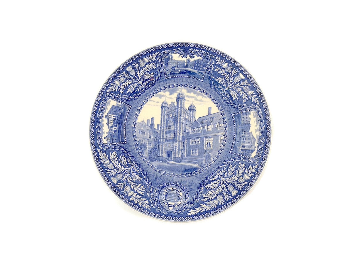 Vintage University of Pennsylvania Plate by Wedgwood, 1929 Provost Tower
