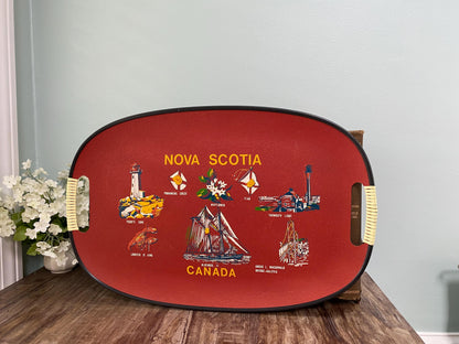 Vintage Nova Scotia Canada Souvenir Tray