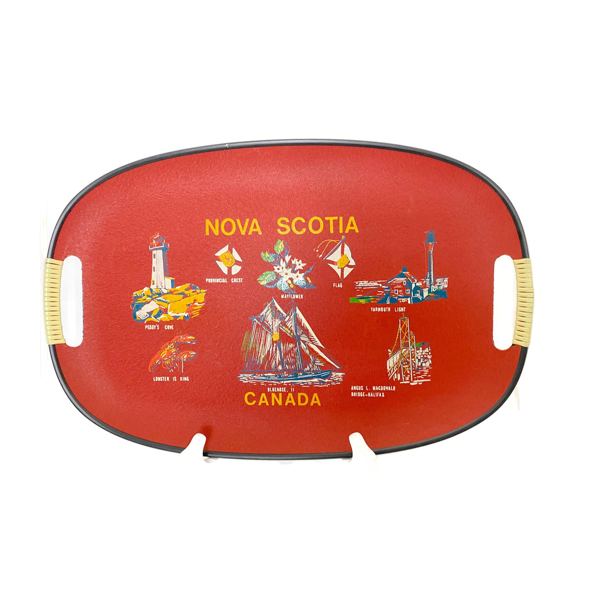 Vintage Nova Scotia Canada Souvenir Tray