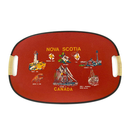 Vintage Nova Scotia Canada Souvenir Tray