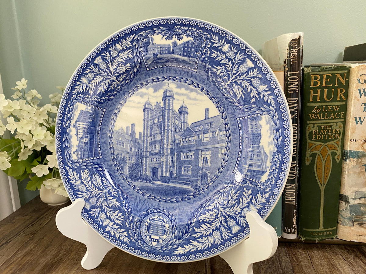 Vintage University of Pennsylvania Plate by Wedgwood, 1929 Provost Tower