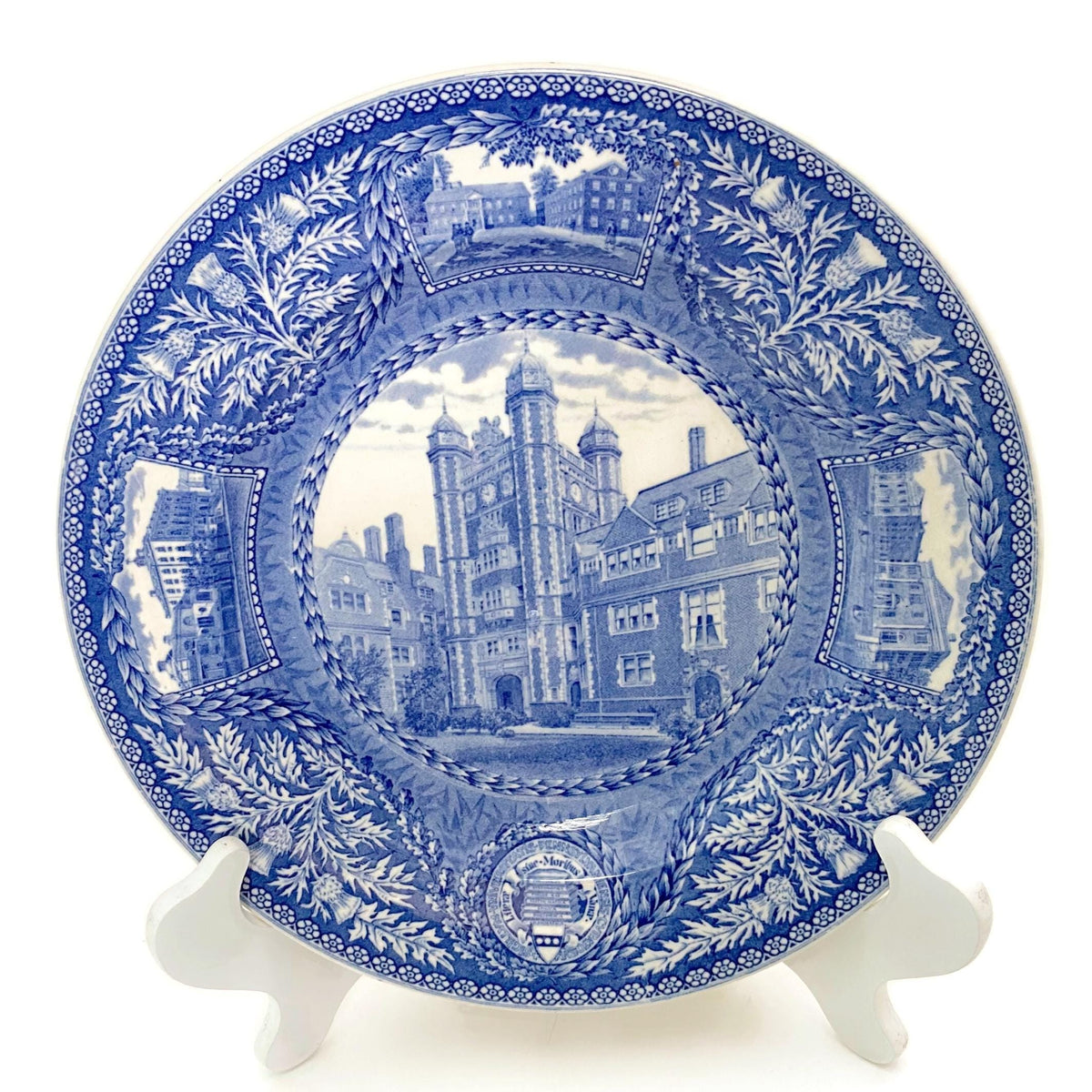 Vintage University of Pennsylvania Plate by Wedgwood, 1929 Provost Tower