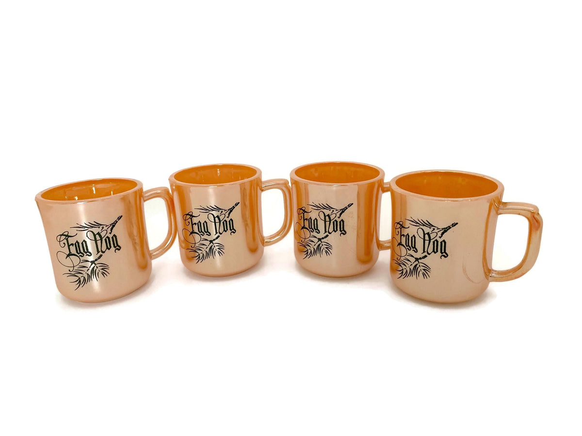Vintage Christmas Egg Nog Cups at Duckwells
