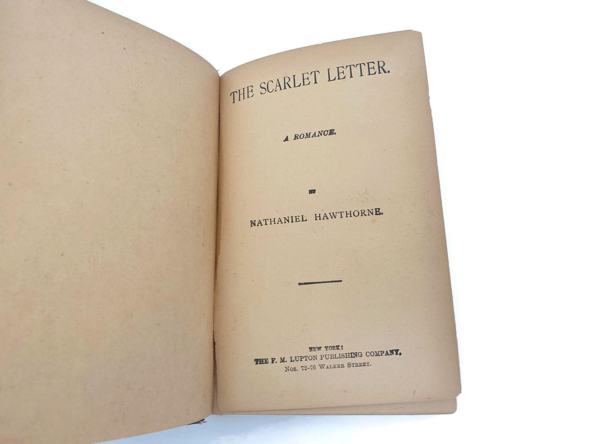 Antique Hardcover, The Scarlet Letter by Nathaniel Hawthorne