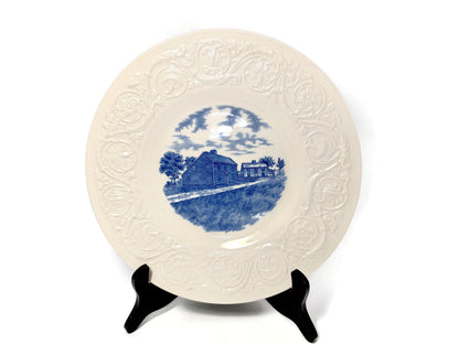 Vintage  Wedgwood Quincy Massachusetts Souvenir Plate, Presidents' Birthplaces