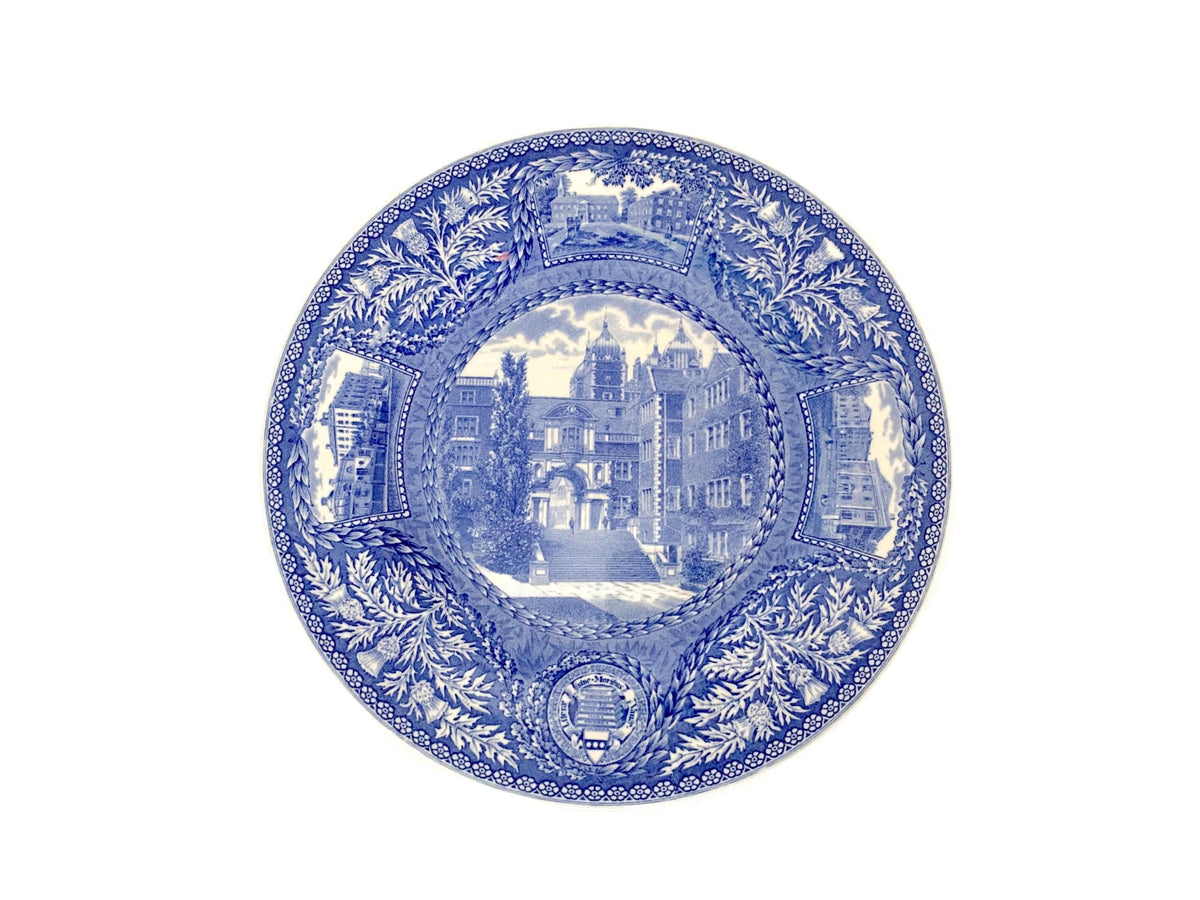Vintage University of Pennsylvania Plate by Wedgwood, 1929 Dormitory Archway