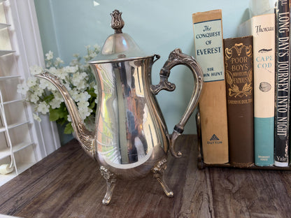 Vintage Silverplate Coffee Pot by Leonard