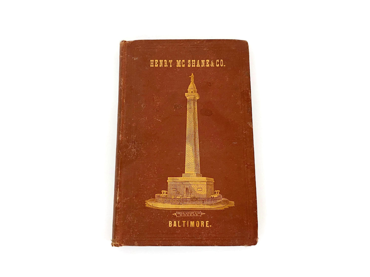 Antique Book, Baltimore The Monumental City, 1873