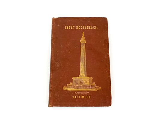 Antique Book, Baltimore The Monumental City, 1873