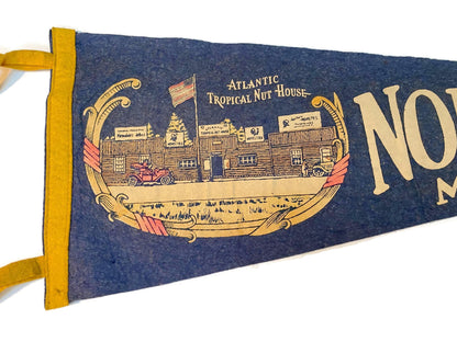 Vintage Northport Maine Pennant a Midcentury Felt Travel Souvenir