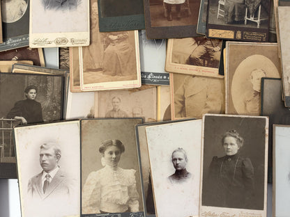 Antique Photographs, 1900s Finland Cabinet Cards