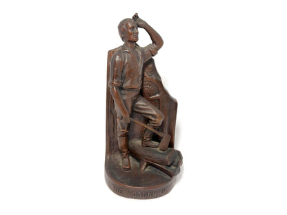 Antique Abraham Lincoln Bookend by Jennings Brothers