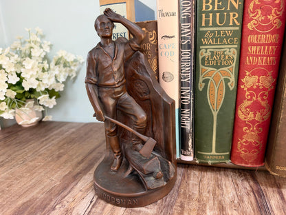 Antique Abraham Lincoln Bookend by Jennings Brothers