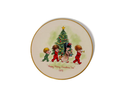 Vintage 1973 Moppets Fran Mar Christmas Plate