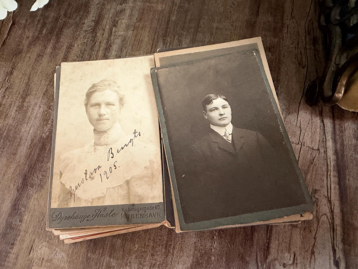 Antique Photographs, 1900s Finland Cabinet Cards
