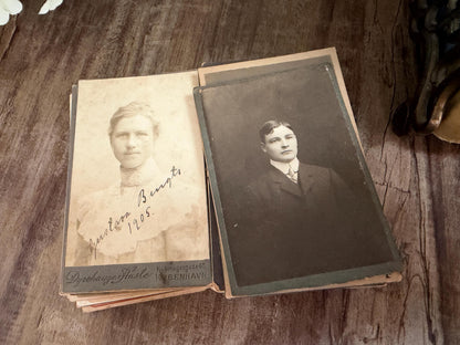 Antique Photographs, 1900s Finland Cabinet Cards