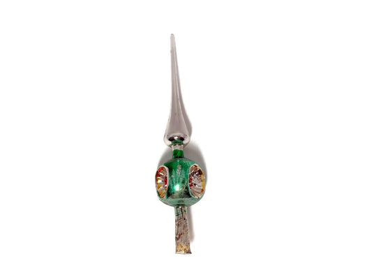 Vintage Glass Tree Topper Christmas Decoration at Duckwells