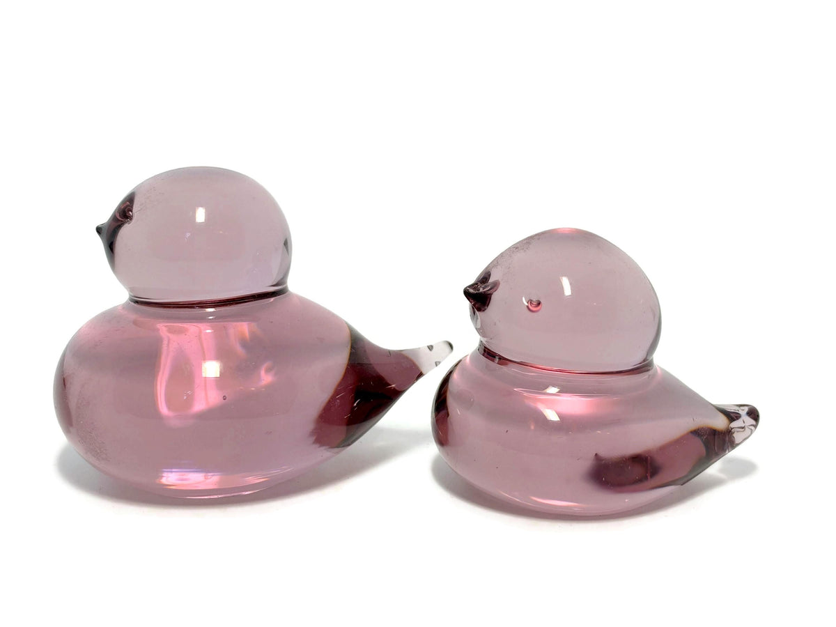 Vintage Glass Bird Figurines at Duckwells