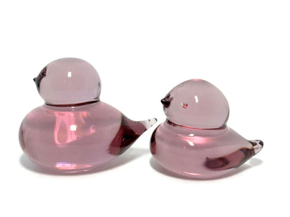Vintage Glass Bird Figurines at Duckwells