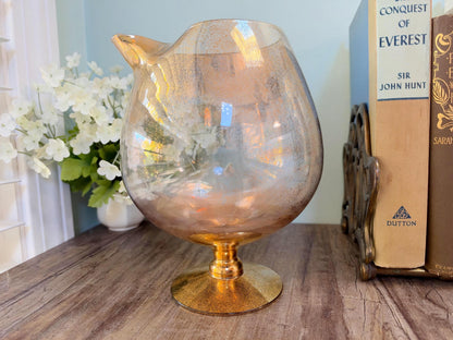 Mid Century Gold Barware Pitcher at Duckwells