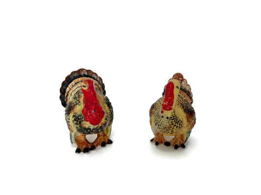 Vintage Turkeys Salt and Pepper Shakers at Duckwells
