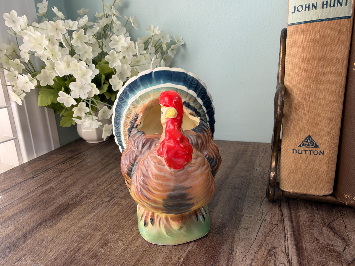 Midcentury Ceramic Turkey Planter by Relpo at Duckwells