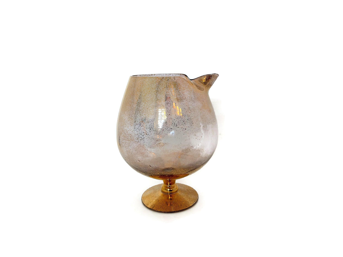 Mid Century Gold Barware Pitcher at Duckwells