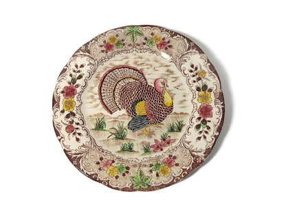 Vintage Thanksgiving Turkey Plate at Duckwells