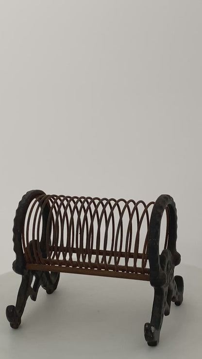 Antique Cast Iron Letter Holder
