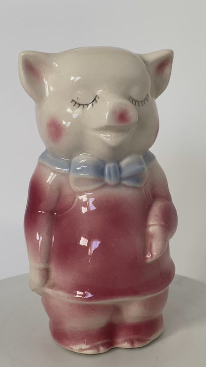 Vintage Royal Copley Ceramic Piggy Bank