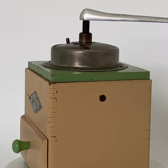 vintage handcrank coffee grinder