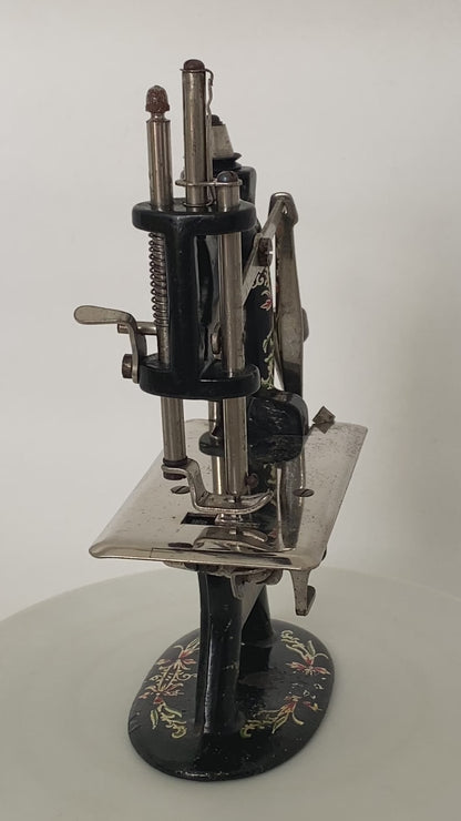 Antique Foley & Williams Midget Toy Sewing Machine
