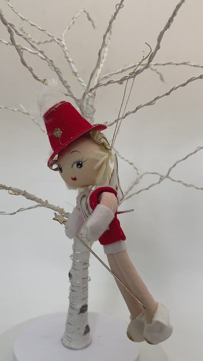 1950s Elf Angel Christmas Ornament