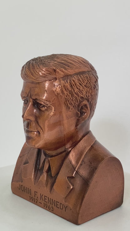 Vintage John F. Kennedy Coin Bank by Banthrico
