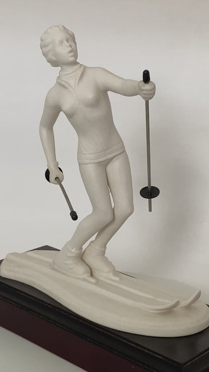 Vintage Goebel Skier Figurine