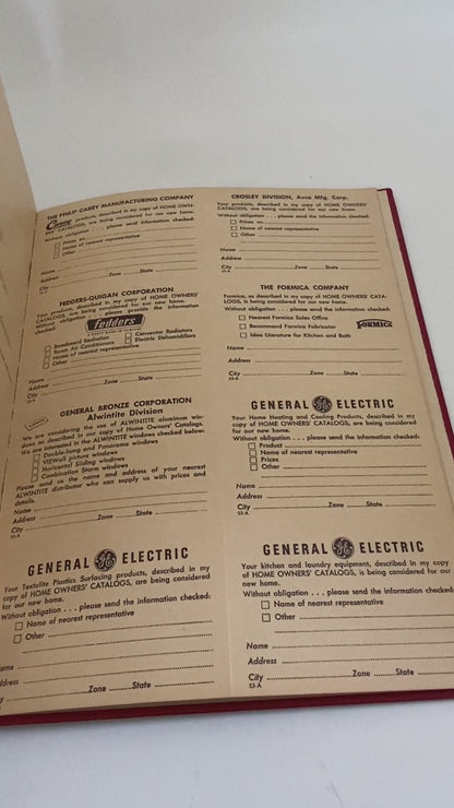 Midcentury Home Owners' Catalogs with 1950s Advertising