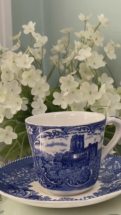Vintage West Point Cup and Saucer