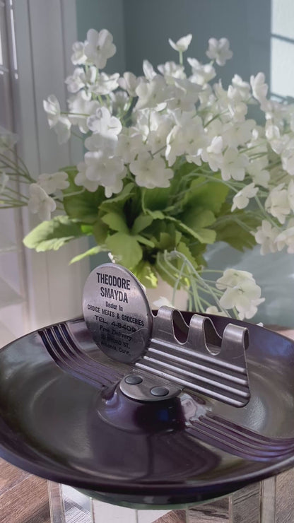 Vintage Art Deco Advertising Ashtray