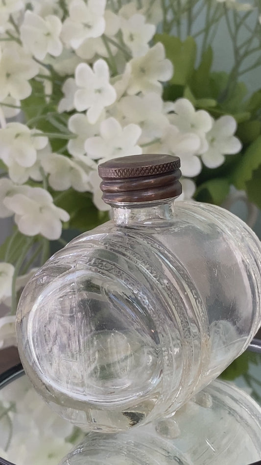 Vintage Barrel Figural Perfume Bottle