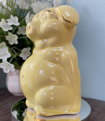 Vintage Piggy Bank, Ceramic Souvenir of Birmingham, Alabama