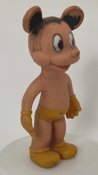 Vintage Mickey Mouse Squeeze Toy by Sun Rubber Company
